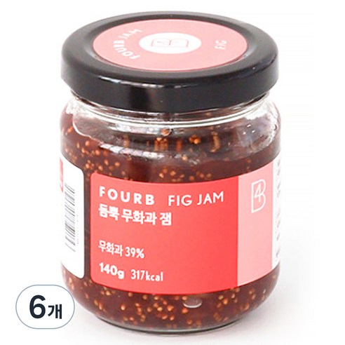 포비 무화과 잼, 140g, 6개