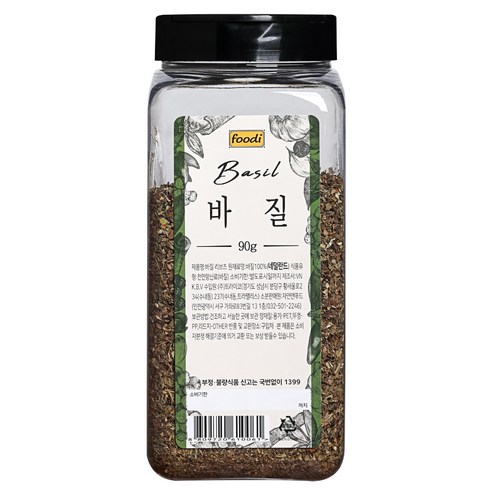 ADDCOOK 바질, 90g, 1개