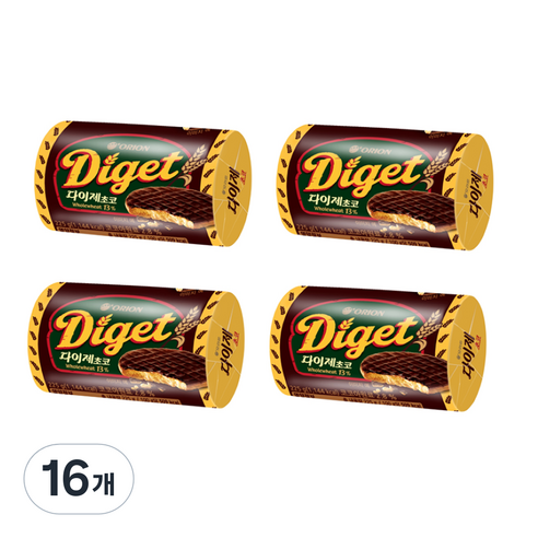 오리온 닥터유 다이제 초코, 225g, 16개