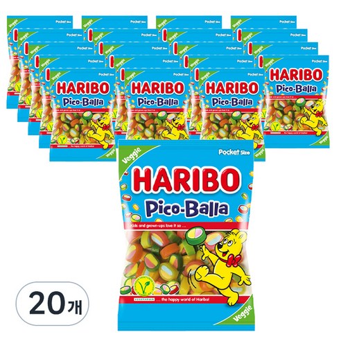 하리보 피코발라 젤리, 100g, 20개