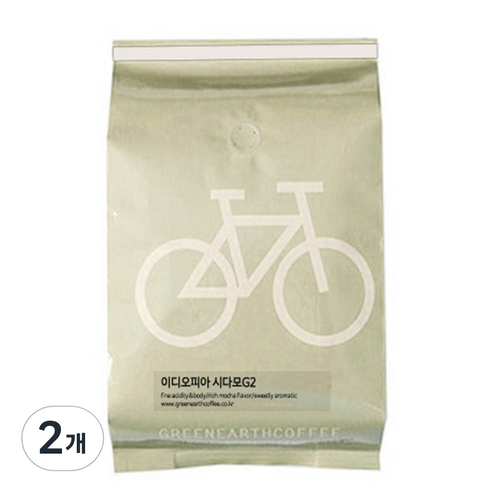 그린어쓰 이디오피아 시다모 G2, 500g, 2개