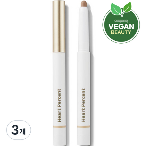 하트퍼센트 도트 온 무드 립펜슬 0.8g, #03 오트베이지, 3개