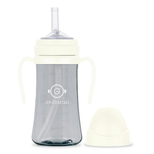 그로미미 PPSU 빨대컵 300ml × 화이트 × 1개, 개당 용량 × 색상 × 수량 섬네일