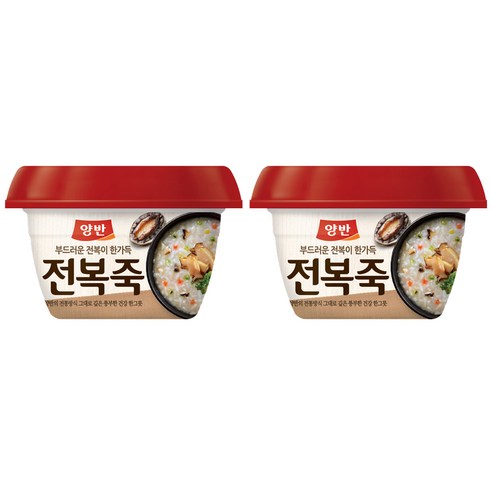 동원 양반 전복죽, 285g, 2개