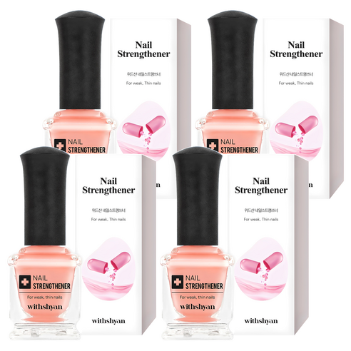 위드샨 네일 스트랭쓰너 손톱강화제, 15ml, 4개