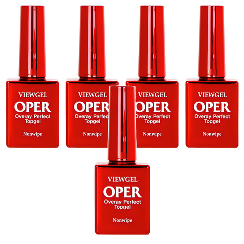 뷰젤 OPER 오버레이 오빠 탑 젤, 10ml, 5개