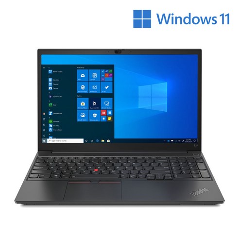 레노버 2021 ThinkPad E15, 블랙, 라이젠7 4세대, 256GB, 8GB, WIN10 Home, 20YJ0002KR