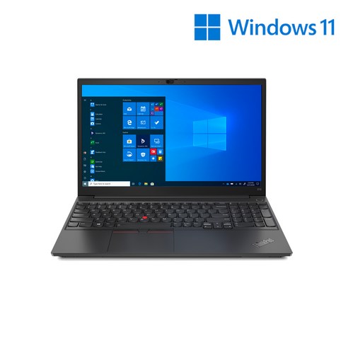 레노버 2021 ThinkPad E15, 블랙, 코어i5 11세대, 256GB, 8GB, WIN10 Home, 20TDS01600