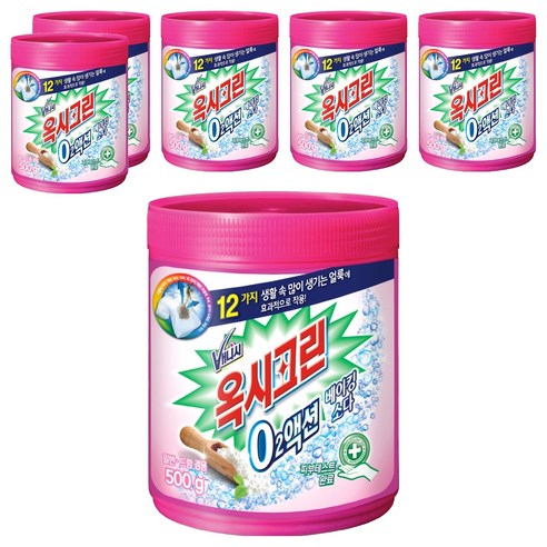 오투액션 옥시크린 베이킹소다, 500g, 6개