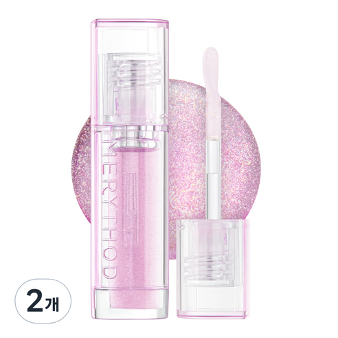 메리쏘드 블링츄 립 오일 3.5ml, 05 베리 쿼츠, 2개