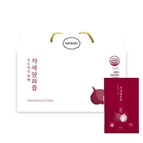 푸드버킷 무안 자색양파즙, 100ml, 30팩