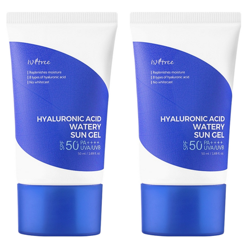 이즈앤트리 히아루론산 워터리 선 젤 SPF50+ PA++++, 50ml, 2개