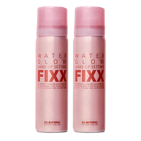 쏘내추럴 워터 글로우 메이크업 세팅 픽서, 75ml, 2개