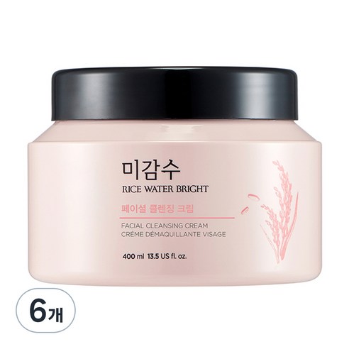 더페이스샵 미감수 브라이트 클렌징 크림 대용량, 400ml, 6개