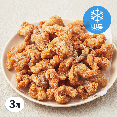닭껍질 후라이드 (냉동), 500g, 3개