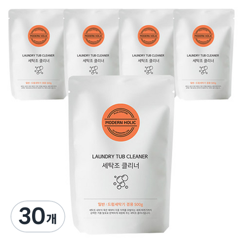모던홀릭 세탁조 클리너, 30개, 500g
