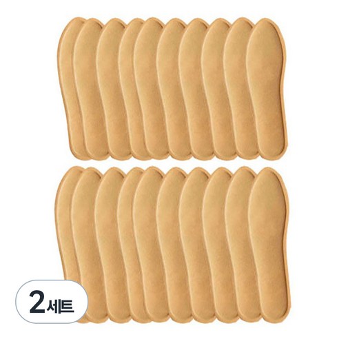블루무역 발바닥 깔창핫팩 여성용 10p + 남성용 10p 세트, 2세트
