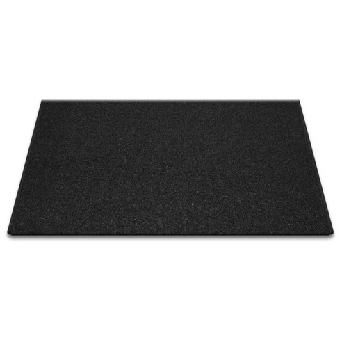 순수 코일 현관매트 120 x 80 cm 두께 12mm, 올블랙, 1개