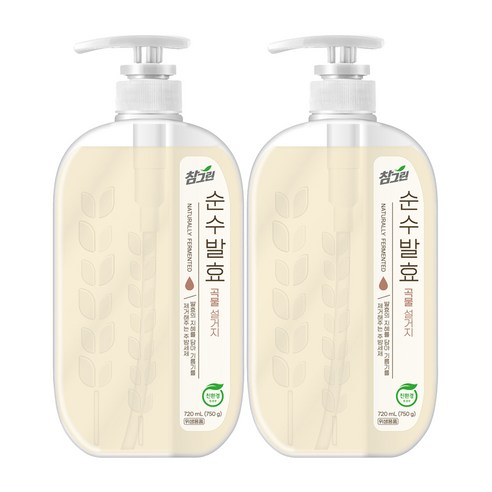 참그린 순수발효 곡물 설거지, 720ml, 2개