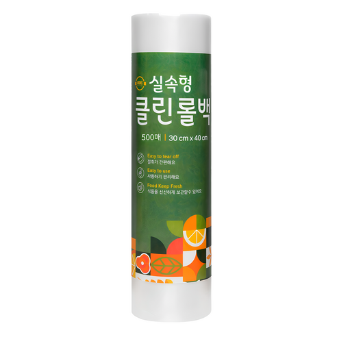 원스마켓 식품포장용 위생롤백 대형 30cm x 40cm, 대(L), 500개입, 1개