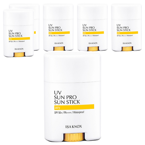 이자녹스 UV 선 프로 365 에어리 선스틱 SPF50+ PA++++, 19g, 6개