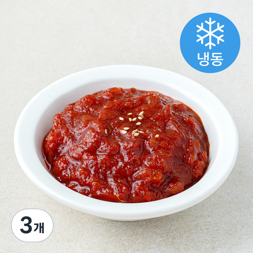 찬드레 미식 순살양념게장 (냉동), 200g, 3개