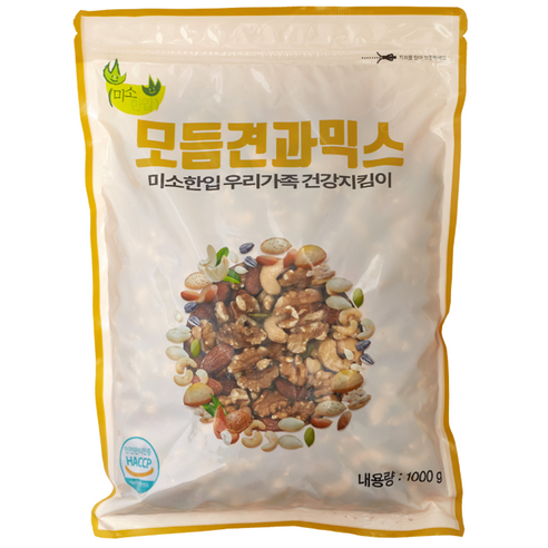 미소한입 두리식품 모듬견과믹스, 1kg, 1개