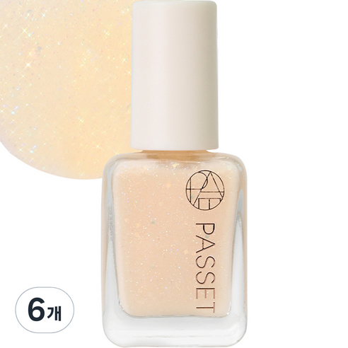 파셋 셀럽 네일 폴리쉬 매니큐어, 51 모던베이지, 7ml, 6개