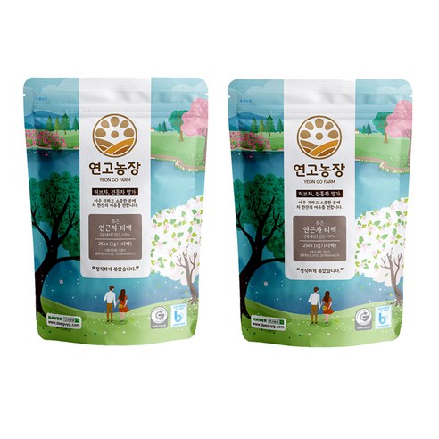 연고농장 연근차, 1g, 25개입, 2개, 1g