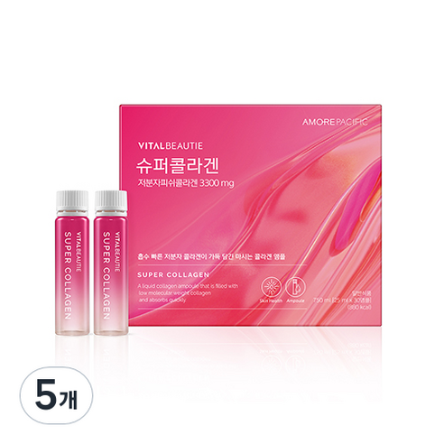 바이탈뷰티 슈퍼콜라겐 앰플 30일분, 750ml, 5개