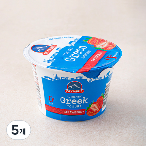 올림포스 딸기 그릭요거트, 150g, 5개