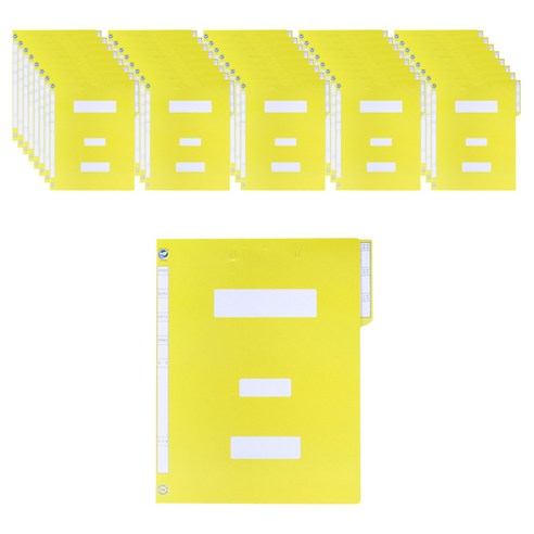   Eco Chungwoon Paper Government File A4, Yellow, 50 pieces