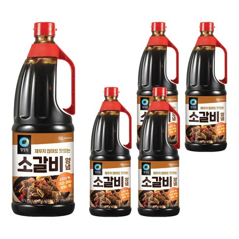 청정원 소갈비 양념, 2kg, 5개