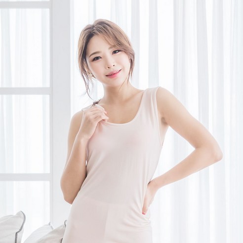 도씨 자연인견 스판 나시 런닝 2p