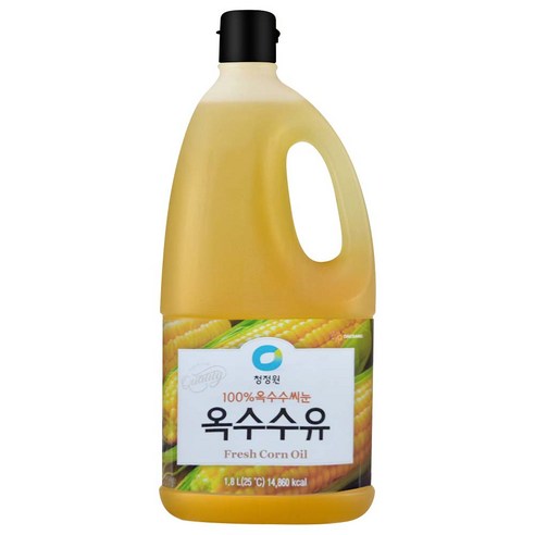 청정원 참빛고운 옥수수유, 1.8L, 2개