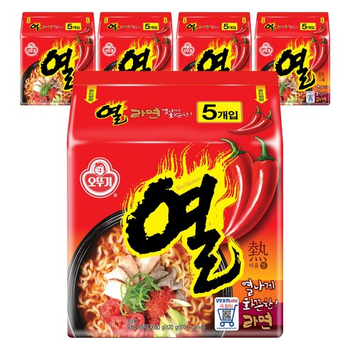 오뚜기 열라면 120g, 25개