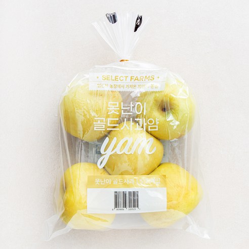 셀렉트팜 못난이 골드사과얌 5~7입, 1.5kg, 1봉