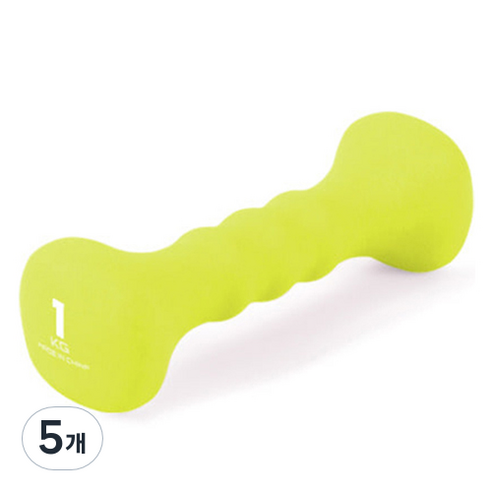 아이워너 네오프렌 사각아령, 1kg, 5개