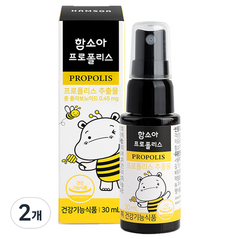 함소아 프로폴리스, 2개, 30ml 꿀/프로폴리스 Best Top5