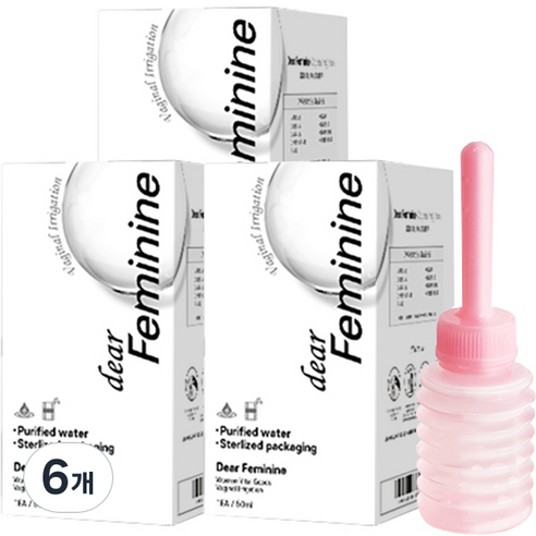 디어페미닌 여성 청결제, 6개, 50ml