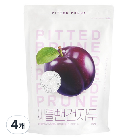 씨를 뺀 건자두, 4개, 907g
