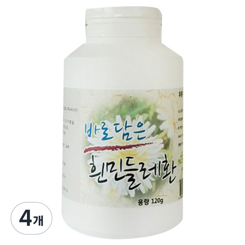 NK협동조합 흰민들레환, 4개, 120g
