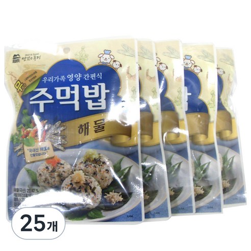 맛있는풍경 주먹밥 해물, 24g, 25개