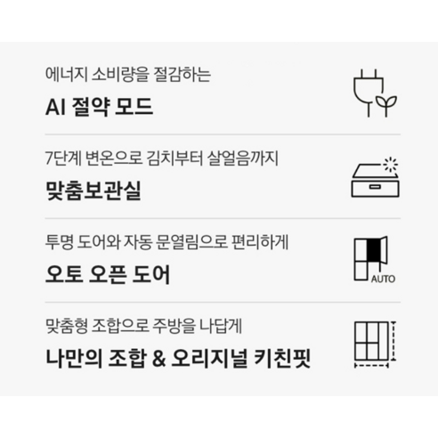 주방을 예술로, 삼성 비스포크 키친핏 냉장고