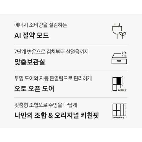 주방을 예술로, 삼성 비스포크 키친핏 4도어 냉장고