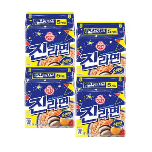 오뚜기 진라면 순한맛 120g, 20개