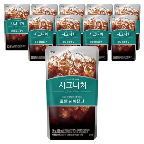 쟈뎅 시그니쳐 로얄 헤이즐넛, 230ml, 20개