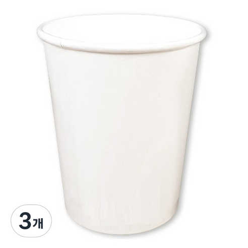 생활을그리다 종이컵 무인쇄 300ml, 3개, 50개입