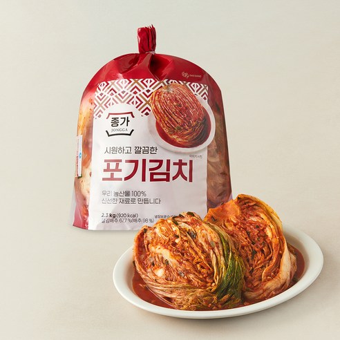 종가 포기김치, 2.3kg, 1개