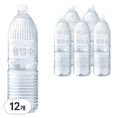 닥터유 제주용암수 무라벨, 2L, 12개